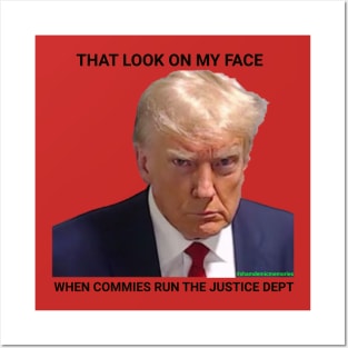 trump mug shot meme design Posters and Art